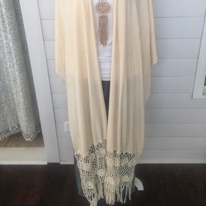 Altar’d State Knit and crochet wrap
